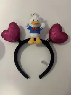 ディズニー　ドナルド　パルパル　カチューシャ
