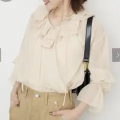 slobe iena シアーブラウス