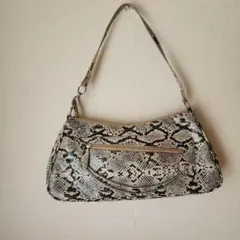ヘビ柄 ショルダーバッグ
