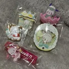 ポチャッコ サンリオ アクリルキーホルダー 5点セット まとめ売り