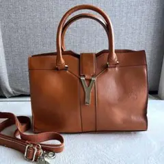 ブラウン ハンドバッグ　ショルダーバッグ