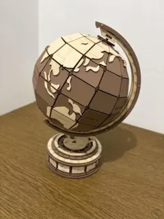 値下げしました！】3D木製パズル【地球儀】＋【宝箱】 - メルカリ