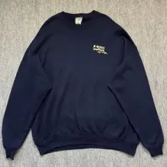 00s JERZEES F&M Bank ロゴ刺繍 クルーネックスウェット 3X