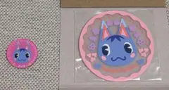 【未使用】どうぶつの森 ブーケ クリアラバーコースター＆キャラマグネッツ セット