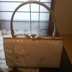 フォーマル ハンドバッグ ゴールド