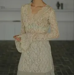 Ameri COMBINATION LACE TOP - メルカリ