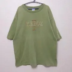 Keboz ケボズ Tシャツ S オリ―ブグリーン 刺繍ロゴ