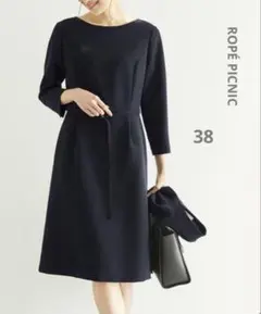 ROPÉ PICNIC 【360°ウルトラストレッチ】9分丈ワンピース　美品