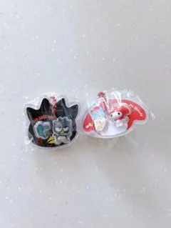 サンリオキャラクターズ パッケージチャーム　バツ丸　マイメロ