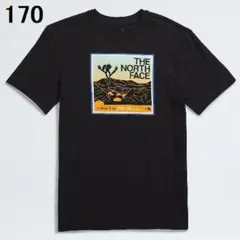 ザ ノースフェイス グラフィック 半袖Tシャツ 170cm 黒 ブラック