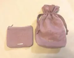 AfternoonTea 巾着ポーチ ティッシュケース ローズピンク2点セットのサムネイル