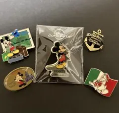 ディズニーオンクラシック　入場者特典ピンバッジほか。ミッキーマウス　5個