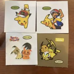 デコキャラシール第200弾入り　ポケモンホログラムシール4枚セット