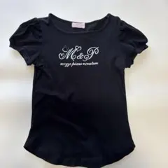mezzo piano couture ブラック Tシャツ 135