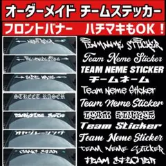 COOLでイケてる！カッティングステッカー オーダー受付 チーム名等！バイク