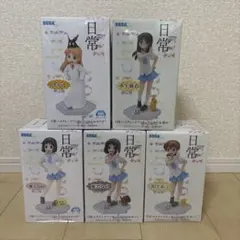 あらゐけいいち 日常 フィギュア 猪鹿蝶 少年エース 付録 コンプリート