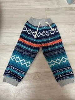 yellowface 長ズボン　80 美品　裏起毛　暖パン　あったか　ふわふわ