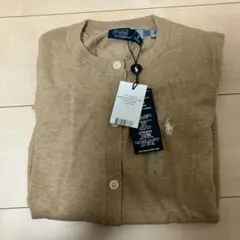 Polo Ralph Lauren キャメル コットンブレンド カーディガン L