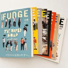 men's FUDGE メンズファッジ 雑誌 9冊セット