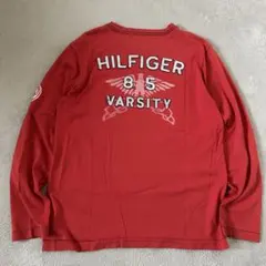 大きいサイズ】TOMMY HILFIGER ロンT 長袖　ロゴ　刺繍　ワッペンのサムネイル