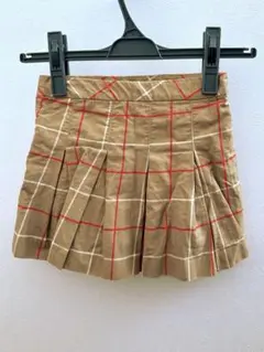 Jacadi Paris キッズ プリーツスカート チェック柄 110cmのサムネイル