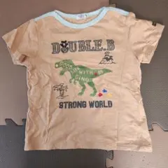 新品未使用ミキハウスダブルビー恐竜Tシャツ