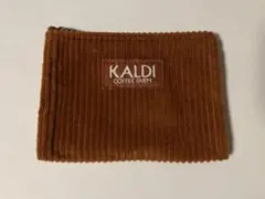 カルディ KALDI COFFEE FARM コーデュロイポーチ