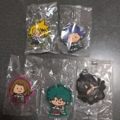 ヒロアカ カプセルラバーマスコット5点セット