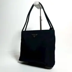 【超美品・使用感少ない✨】プラダ トートバッグ 肩掛け テスートナイロン 黒色