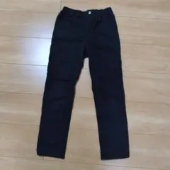 ユニクロ黒デニムパンツ ウエストゴム付き