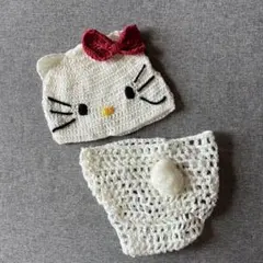 ハローキティ ベビーコスチューム 帽子