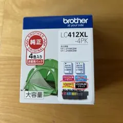 Brother LC412 BK XL インクカートリッジ　大容量ブラックのみのサムネイル