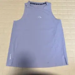 ADIDAS ランニング　ノースリーブ ライトグレー　ウィメンズL