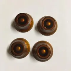 ミリサイズ ハットノブ アンバー ×4のサムネイル