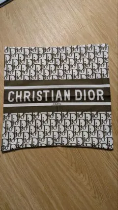 Christian Dior クッションカバー オブリーク 　グリーン