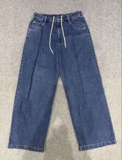 ワイドレッグデニムパンツ
