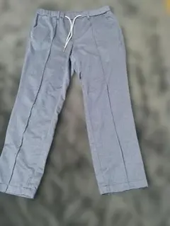 ヘリンボーンパターン ストレートレッグパンツ