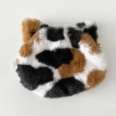 メリーチョコレート バレンタイン限定 ねこみゃみれ 三毛猫 ファー ポーチのサムネイル