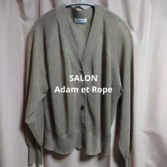 SALONAdam et Ropeブライトラメ　Vネックシアーカーディガンのサムネイル
