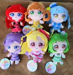 モーリー限定　おねがいアイプリ　ぬいぐるみマスコット　6種セット