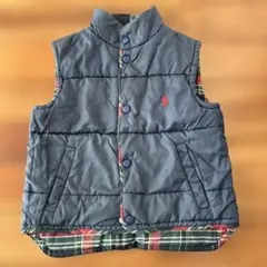 ラルフローレン　リバーシブル中綿ベスト キッズ120