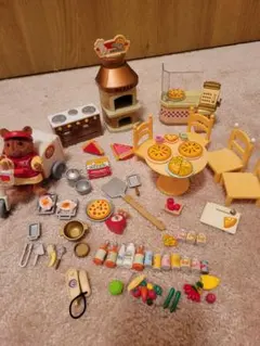 シルバニアファミリー 、ピザ屋さんセット