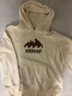 Stüssy クリーム色 パーカー