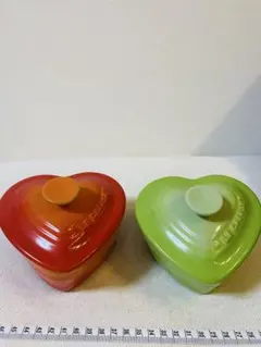 未使用　ル・クルーゼ LE CREUSET ハート型　ラムカン