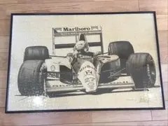 アイルトン・セナ　ジグソーパズル　フレーム付き レア アイルトンセナ ジグソーパズル 1000ピース - メルカリ