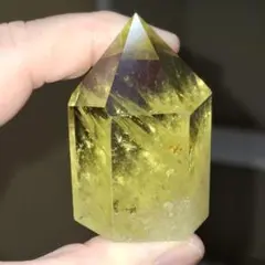 天然石✨️シトリン　ポイント✨️虹あり　濃いめ