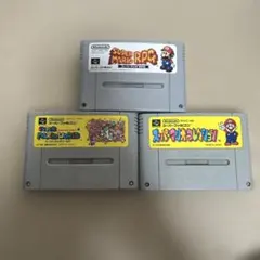 スーパーファミコン　マリオ ゲームソフト 3点セット