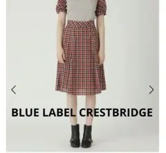 ブルーレーベルクレストブリッジチェックスカート