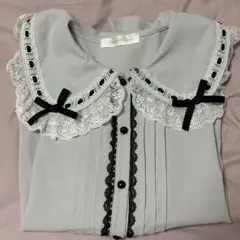 DearMyLove 夢展望 長袖 ブラウス グレー