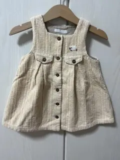 bebe コーデュロイワンピース　80